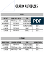 AUTOBUSES (Horario Actualizado Octubre 2021)