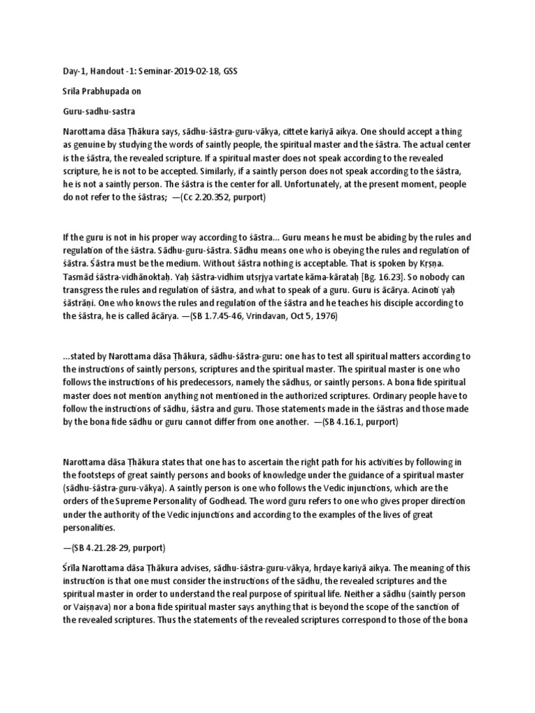 Guru sadhu sastra document download free pdf guru krishna