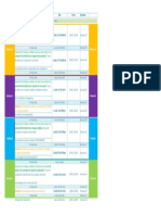 Cronograma de Actividades - Específicas PDF