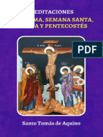 Meditaciones Cuaresma Semana Santa, Pascua, Pentecostés - Santo Tomas de Aquino - 210 Pags PDF