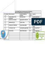 Ficha de Inscripción para Eureka