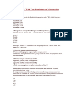 Contoh Soal Tes Dan Pembahasan Matematika