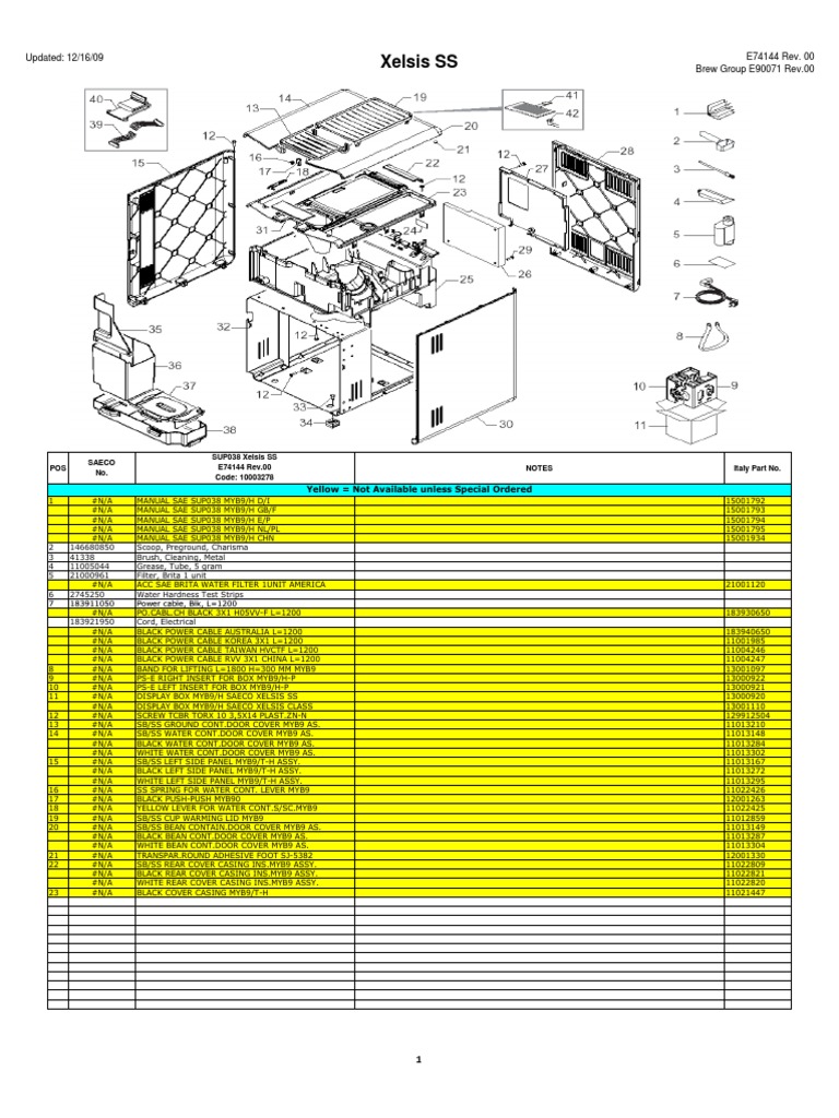 Xelsis SS E74144 Rev 00 PDF PDF Valve Equipment