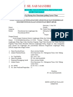 Surat Permohonan Pengajuan Izin Lingkungan Dan Pemeriksaan Dokumen Pengelolaan Lingkungan Hidup