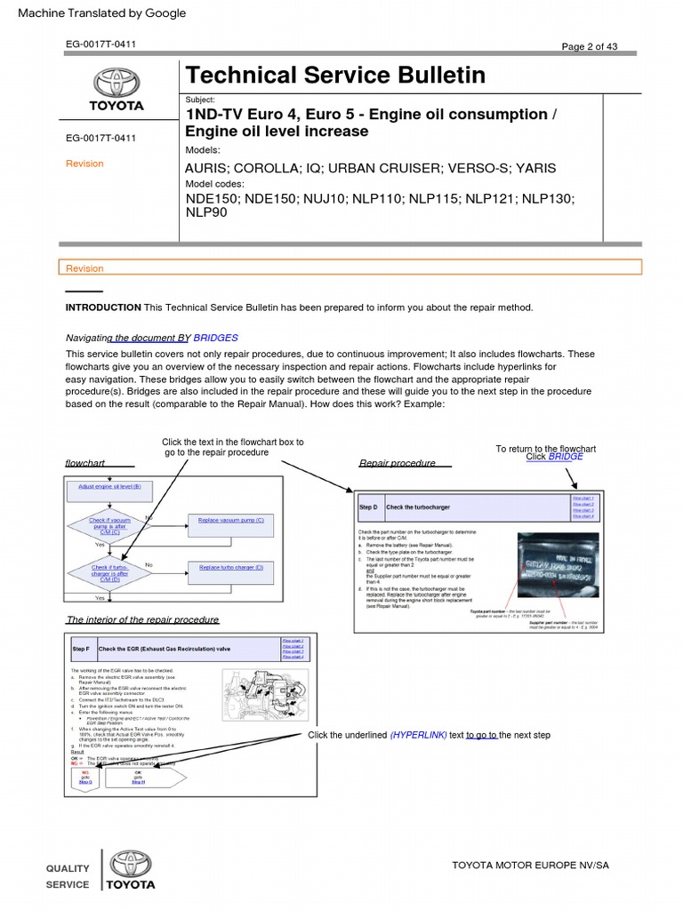 Technical Service Bulletin 1NDTV Euro 4, Euro 5 Engine Oil