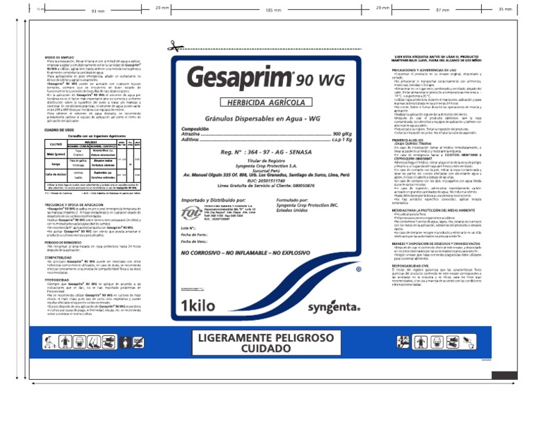 Curvas BL Gesaprim 9-0 1K Rollo (Per) TQC - 772001396 PDF | PDF