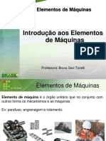 AULA 1 - Introdução ELEMENTOS DE MÁQUINA