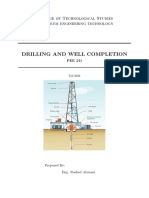 Drilling and Well Completion Edited 2022