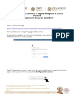 Indicaciones para Visualizar La P Gina REDUCCION DEL RIESGO DE DESASTRES PDF