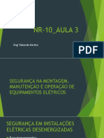 NR-10 - AULA 3: Engº Eduardo Martins