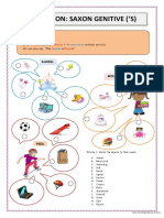 Saxon genitive possession