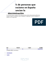 El 81,8% de personas que sufren racismo en España no denuncian la discriminación