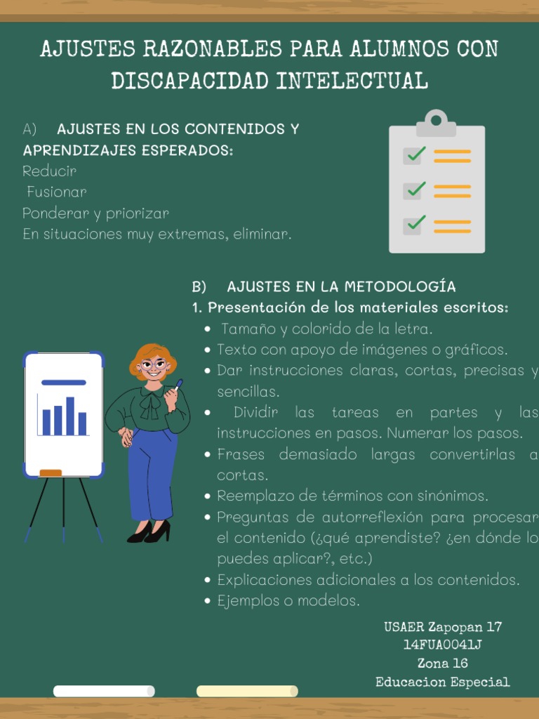 Ajustes Razonables en Educación Inclusiva | PDF | Evaluación | Cognición