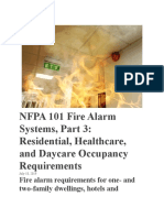 NFPA 101 Fire Alarm Systems, Part 3 Residential, Healthcare, and Daycare Occupancy Requirements