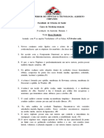 Anatomia Humana Avaliação Nervos Cranianos e Sistema Endócrino