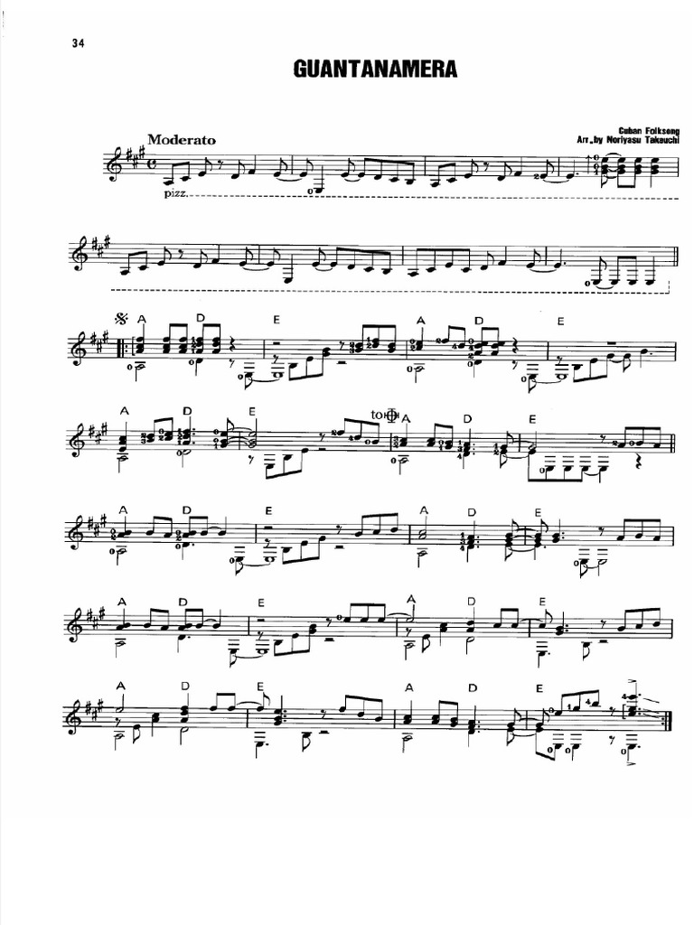 Guantanamera pg1 PDF PDF