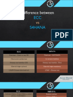 Difference Between ECC Vs S4HANA