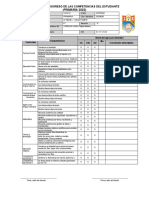 Informe de Progreso de Las Competencias Del Estudiante 01