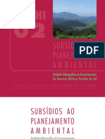 Ugrhi: Subsídios Ao Planejamento Ambiental