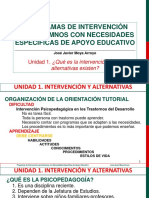 Intervención educativa y modelos