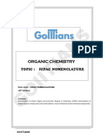 JEE Syllabus Organic Chemistry Concepts