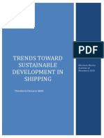 Trends Toward Sustainable Developlment in Shipping