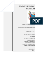Universidad Católica de Santa María: Facultad de Ciencias E Ingenierías Programa Profesional de Ingeniería Industrial