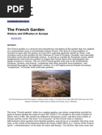 The French Garden: History and Diffusion in Europe