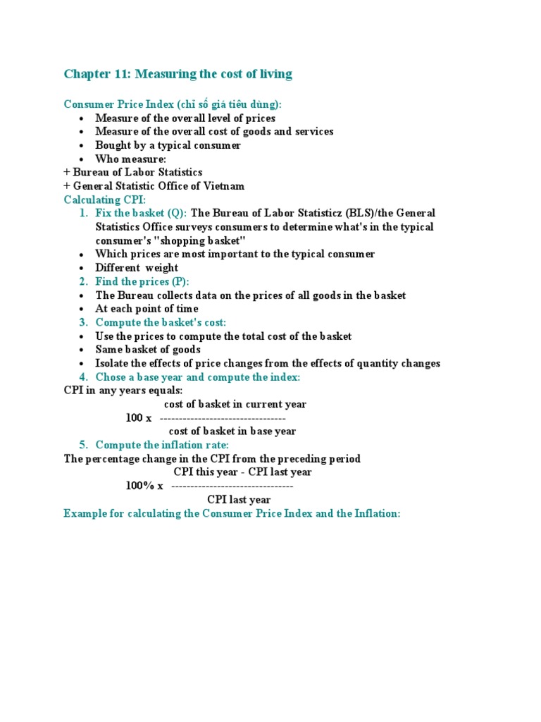 Challenges in Cost of Living Measurement | PDF | Cost Of Living ...
