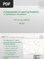 E-Assessment & Learning Analytics: 8. Dashboards & Visualization