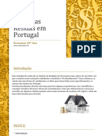Valor Das Rendas em Portugal