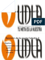 Sistema de Gestión Del MITO: Samuel Medina San Martín Constructor Civil