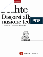 Johann Gottlieb Fichte, a cura di Gaetano Rametta - Discorsi alla nazione tedesca-Laterza (2005)