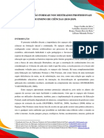 Espaços Não Formais Nos Mestrados Profissionais em Ensino de Ciências