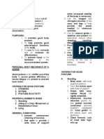 Reviewer BODY MECHANICS