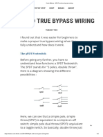 Coda Effects - 3PDT and True Bypass Wiring