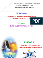 Teoría de La Administración Pública y Organización Del Estado