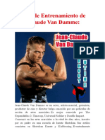 Rutina de Ejercicios de Jean Claude Van Damme