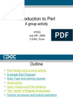 Introduction To Perl