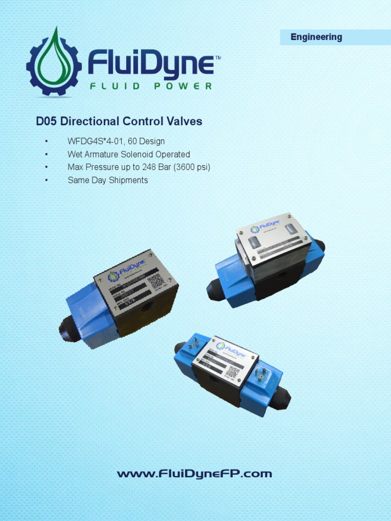 Directional Control Valves Guide | PDF | Electrical Connector ...