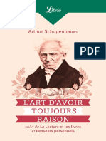 LArt Davoir Toujours Raison (Arthur Schopenhauer) PDF