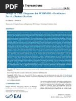 Design of UML Diagrams For WEBMED - Healthcare Ser PDF