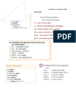 À .. À ..Là Mer/ Là Montàgne/là Càmpàgne en en Pour Pour: Vendredi, Le 25 Septembre 2020 Bilan Initial