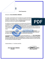 Carta Compromiso Diego Armando Avila Diaz