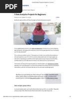 5 Data Analytics Projects For Beginners - Coursera
