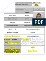 Formato Registro Practicante