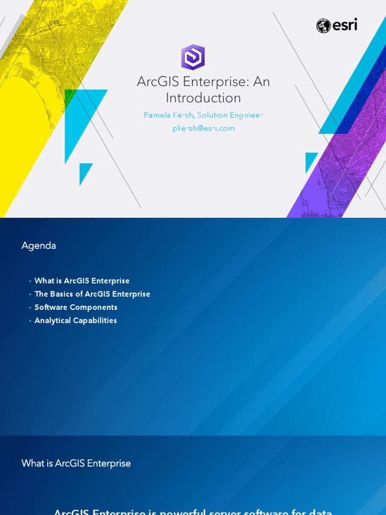 Introduction to ArcGIS Enterprise | PDF | Arc Gis | Geographic ...
