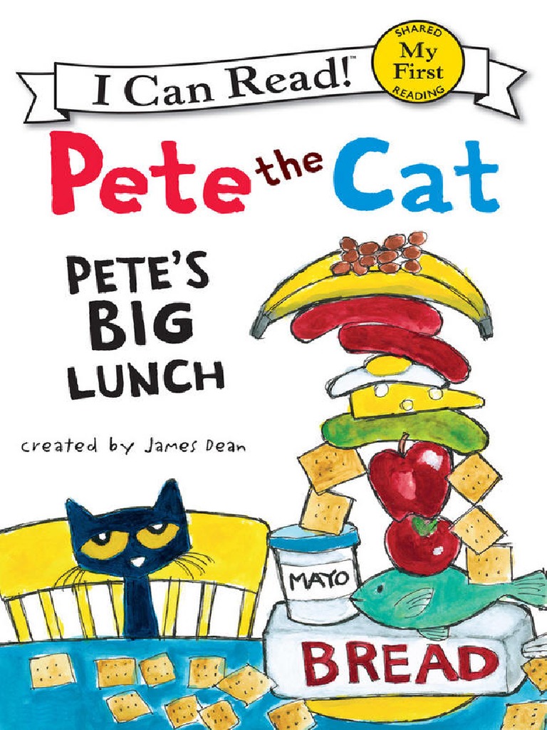 Pete's Big Lunch | PDF for Free Printable Pete The Cat And The Missing Cupcakes Printables