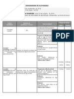 Cronograma de Actividades