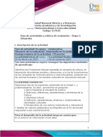 Guía de Actividades y Rúbrica de Evaluación - Unidad 1 - Etapa 2 - Infografía